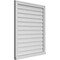 Ekena Millwork Vertical Surface Mount PVC Gable Vent w/ 2"W x 2"H , Brickmould Sill Frame, 32"W x 38"H GVPVE32X3803SN - alternate 2